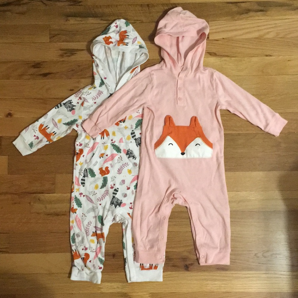 Old Navy Fox Set Baby Girl